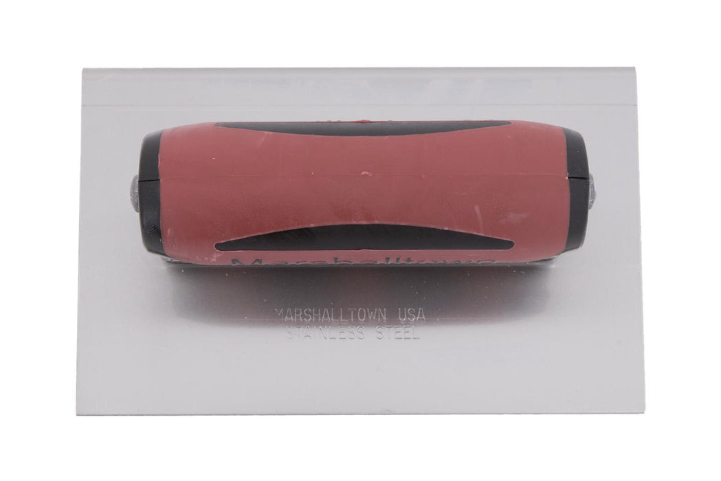 Marshalltown 164SSD – 6" x 4" Stainless Steel Edger (DuraSoft Handle)