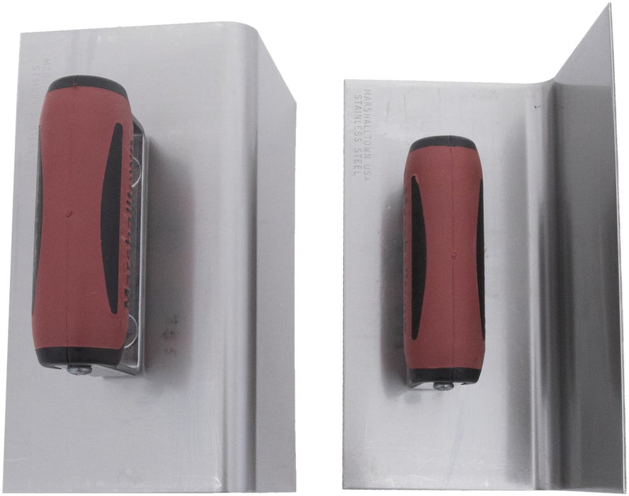 Marshalltown 172SSD – 8" x 4" x 4" 90° Stainless Steel Step Tool Set (DuraSoft Handle)