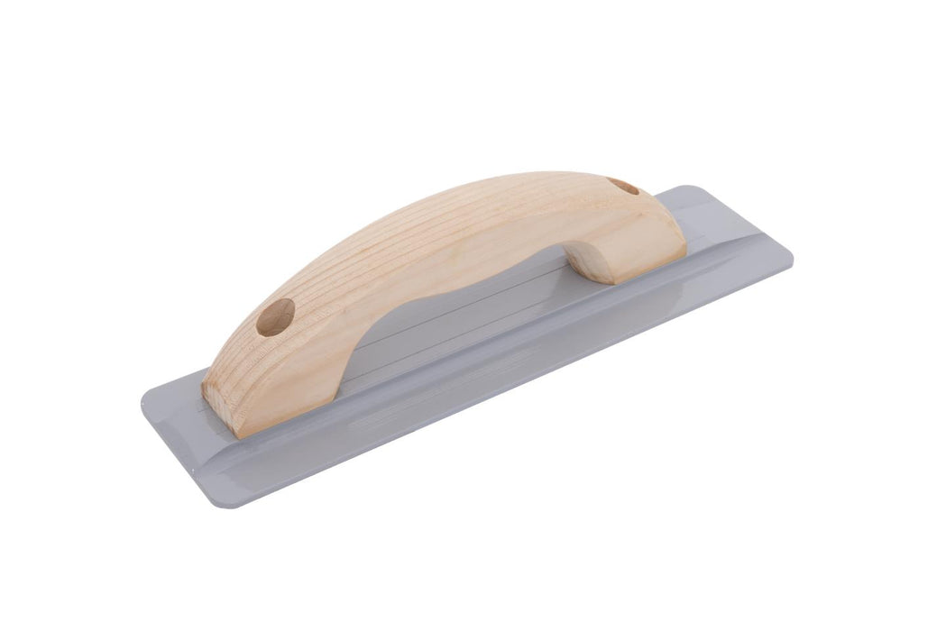 Marshalltown 142LRW – 12" x 3 1/8" Magnesium Float (Large Round Wood Handle)