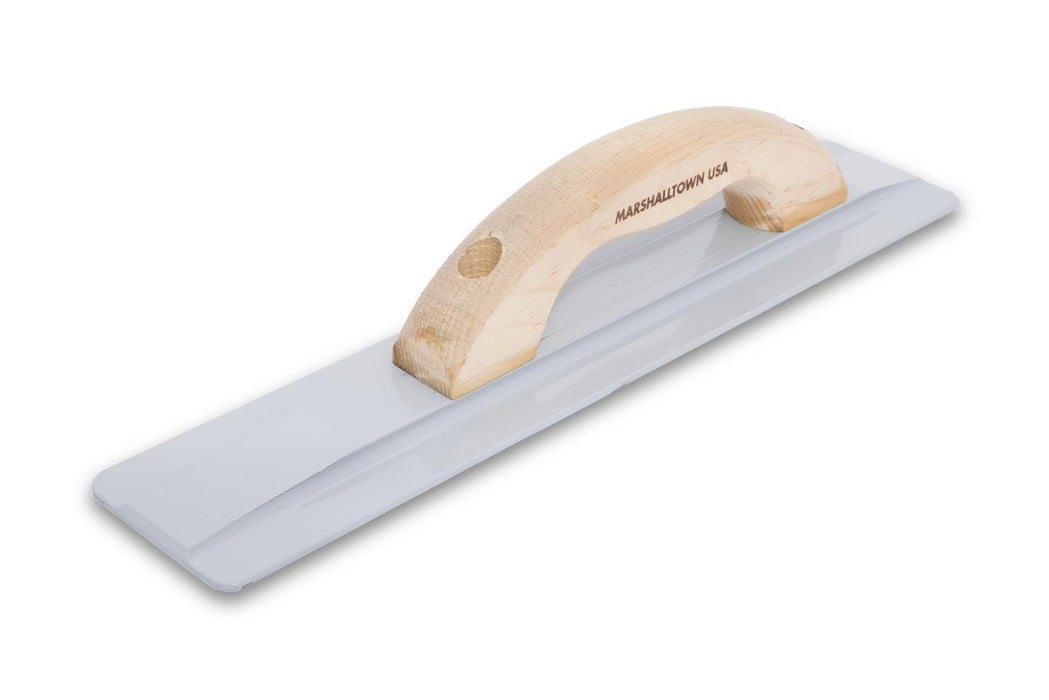 Marshalltown 145LRW – 16" x 3 1/8" Magnesium Float (Large Round Wood Handle)
