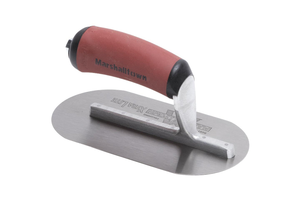 Marshalltown MXS754FD – 7-1/2" x 4" Wall Form Trowel, Round End with DuraSoft Handle