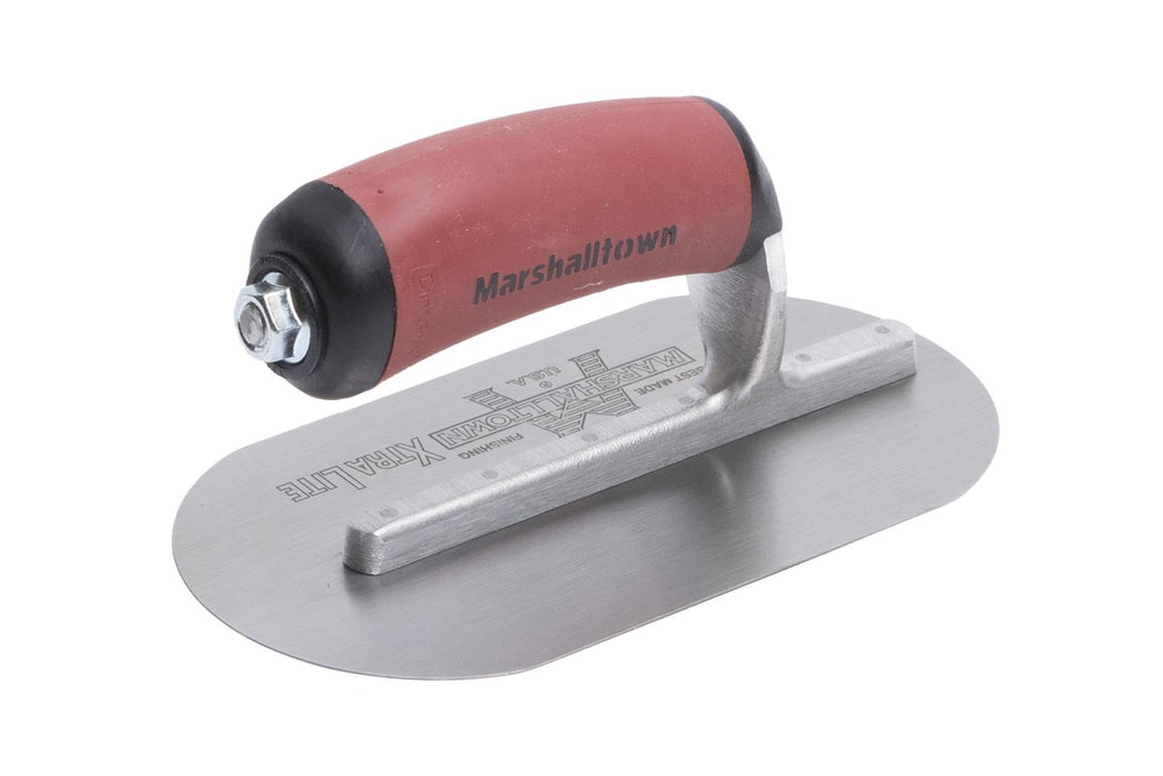 Marshalltown MXS754FD – 7-1/2" x 4" Wall Form Trowel, Round End with DuraSoft Handle