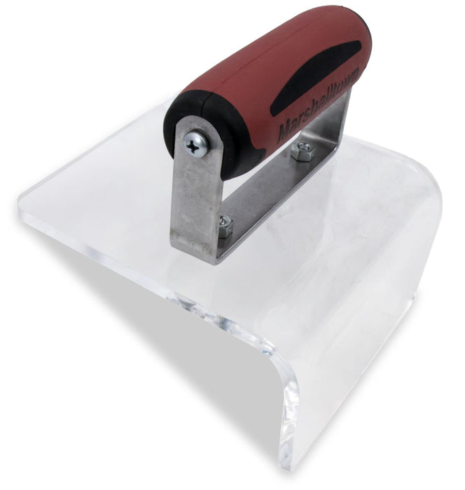 Marshalltown 4263D – 5 5/8" x 5 1/4" x 2 3/4" Acrylic Nose Tool (DuraSoft Handle)