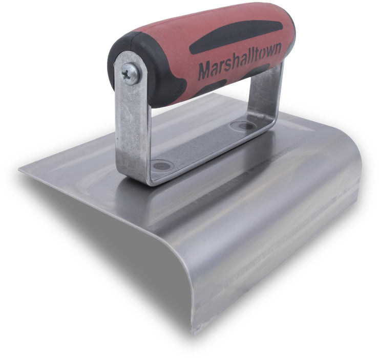 Marshalltown 4268D – 6" x 4" Stainless Steel Curb Tool (3/4" Radius, DuraSoft Handle)