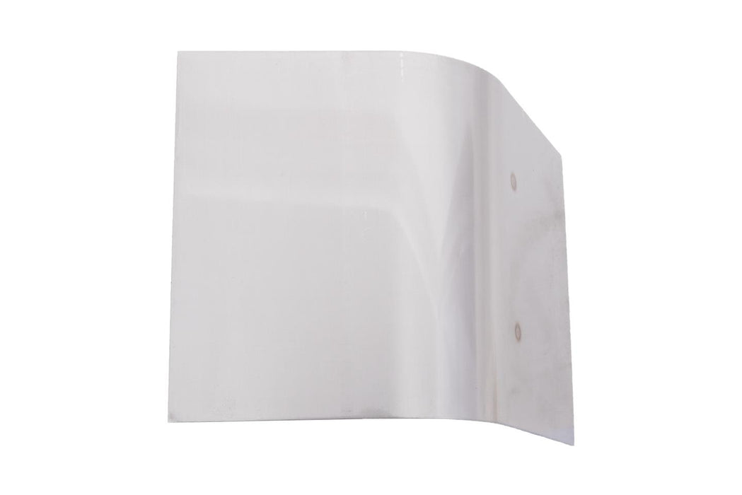 Marshalltown 4274D – 6" x 4 1/2" x 6" Stainless Steel Gutter Tool (2" Radius, DuraSoft Handle)