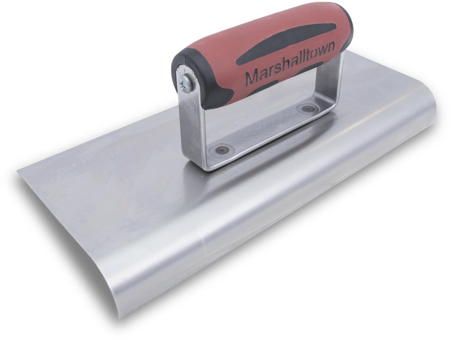 Marshalltown 190SSD – 10" x 4" Stainless Steel Edger (3/8" Radius, DuraSoft Handle)