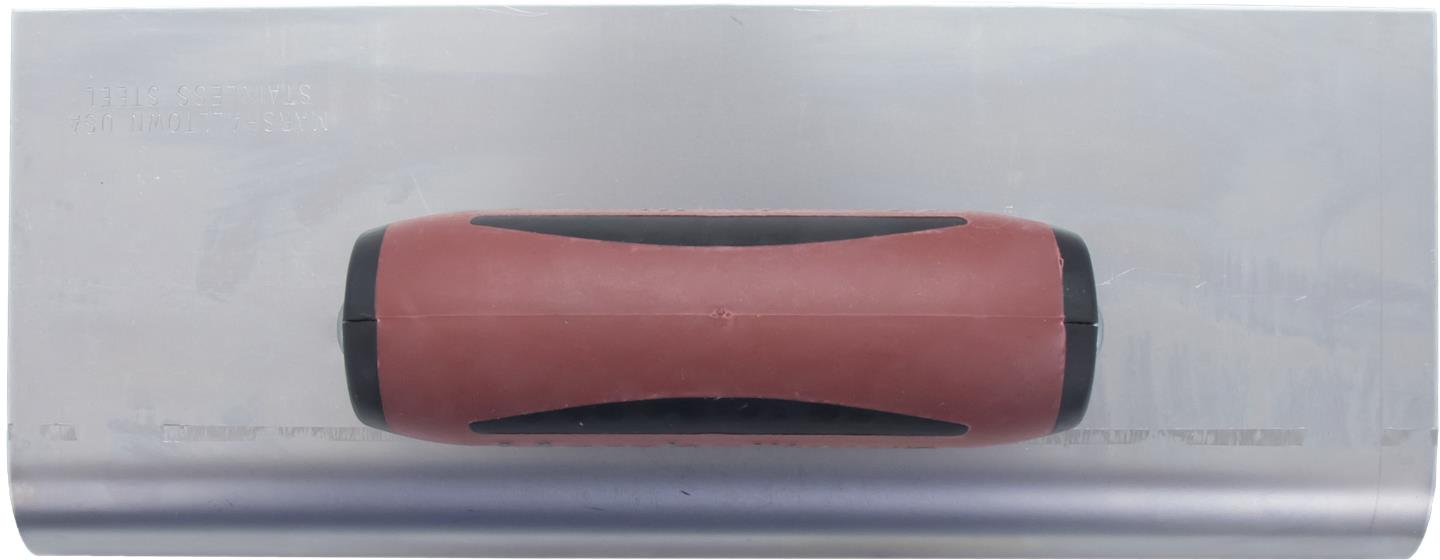 Marshalltown 190SSD – 10" x 4" Stainless Steel Edger (3/8" Radius, DuraSoft Handle)