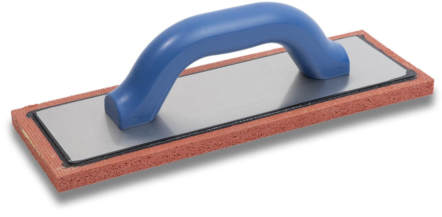 Marshalltown 38L – 12" x 4" x 1/2" Fine Cell Red Rubber Float