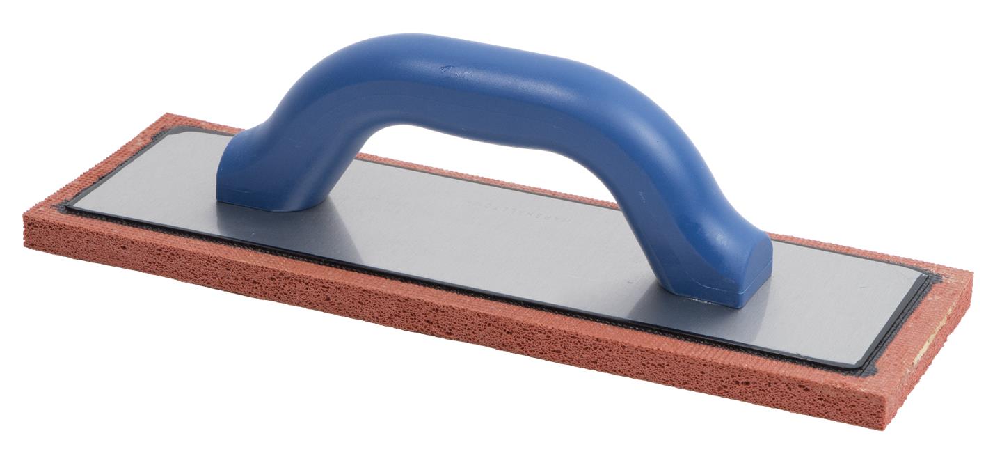 Marshalltown 38L – 12" x 4" x 1/2" Fine Cell Red Rubber Float