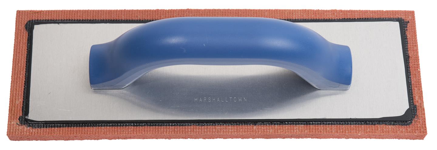 Marshalltown 38L – 12" x 4" x 1/2" Fine Cell Red Rubber Float
