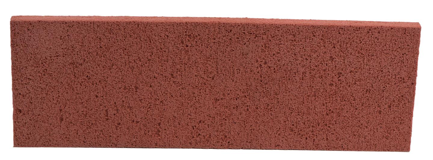 Marshalltown 38L – 12" x 4" x 1/2" Fine Cell Red Rubber Float