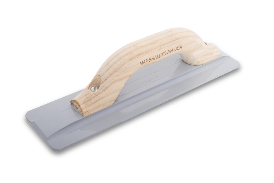 Marshalltown 142 – 12" x 3 1/8" Magnesium Float (Wood Handle)