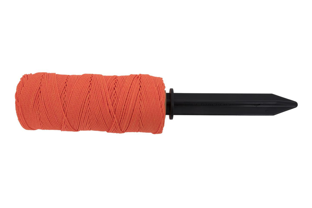 Marshalltown SLW66FO – Refillable Stake Line Winder with 500' #18 Fluorescent Orange Twisted Line
