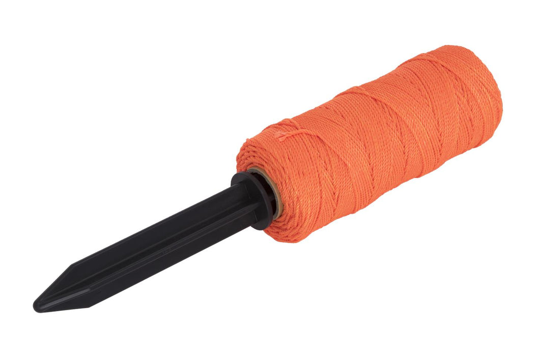 Marshalltown SLW66FO – Refillable Stake Line Winder with 500' #18 Fluorescent Orange Twisted Line