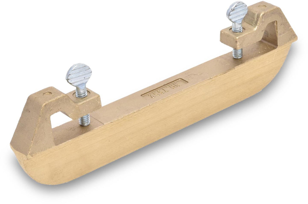 Marshalltown 7546 – Bronze Bull Float Groover Attachment; 1/4" Radius, 7/16" Width, 1-1/2" Depth