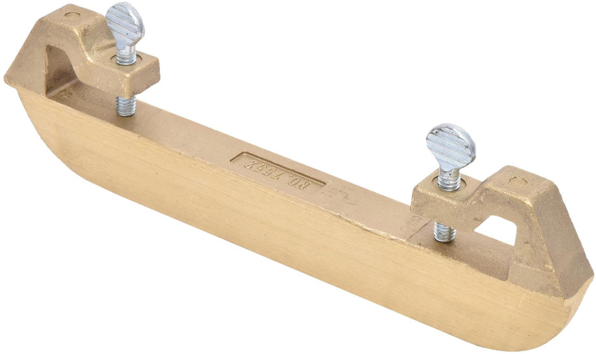 Marshalltown 7546 – Bronze Bull Float Groover Attachment; 1/4" Radius, 7/16" Width, 1-1/2" Depth