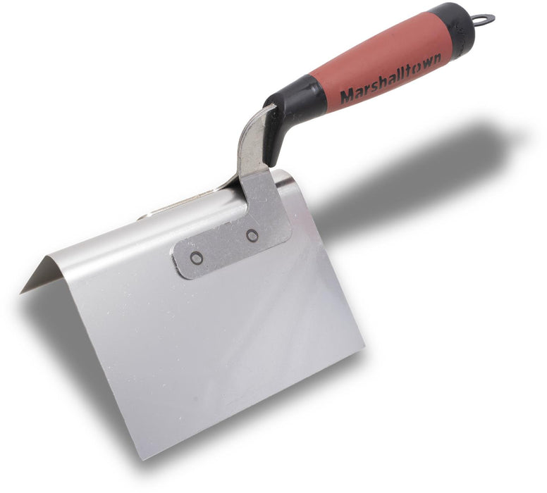 Marshalltown 50D – 5" x 3-1/2" Bullnose Outside Corner Trowel with DuraSoft Handle