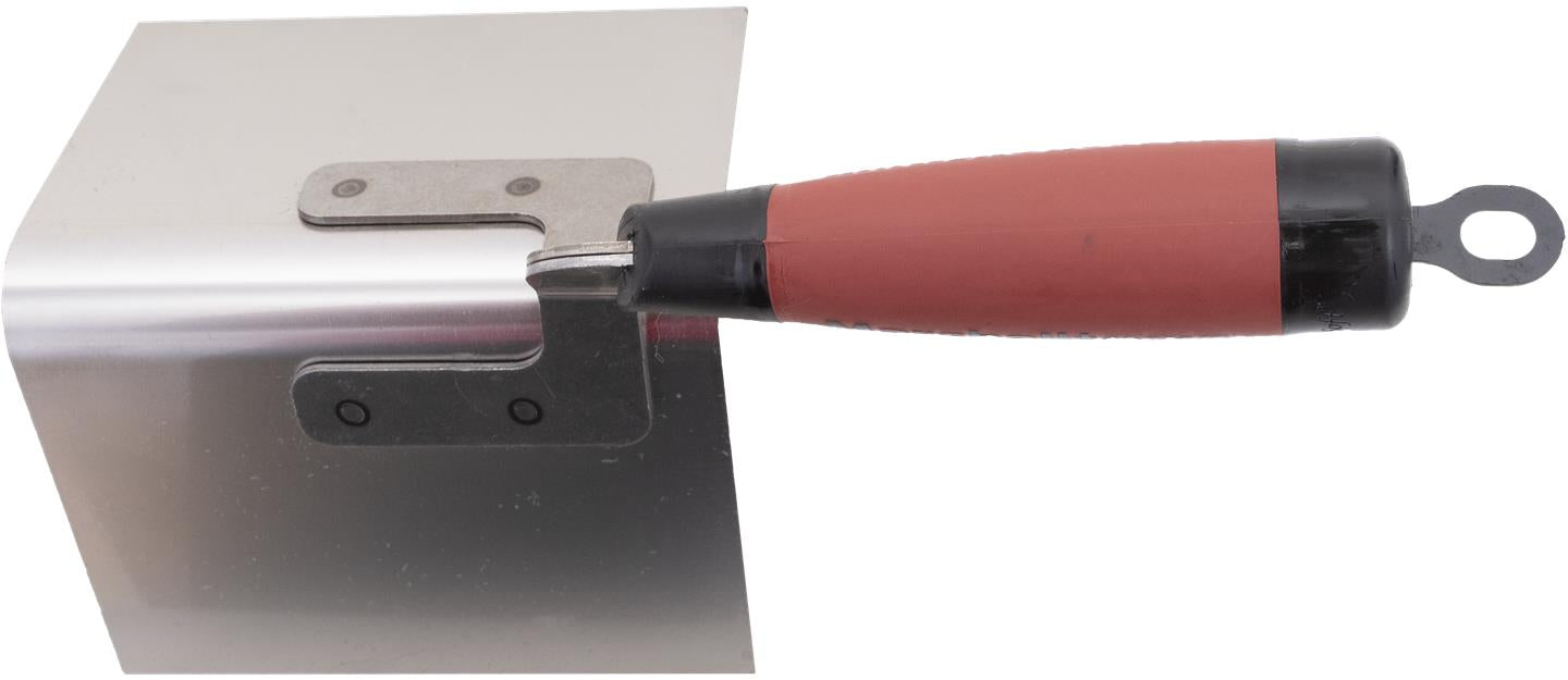 Marshalltown 50D – 5" x 3-1/2" Bullnose Outside Corner Trowel with DuraSoft Handle