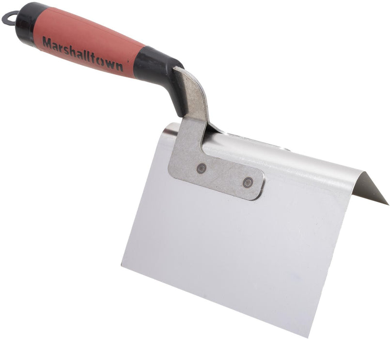 Marshalltown 50D – 5" x 3-1/2" Bullnose Outside Corner Trowel with DuraSoft Handle