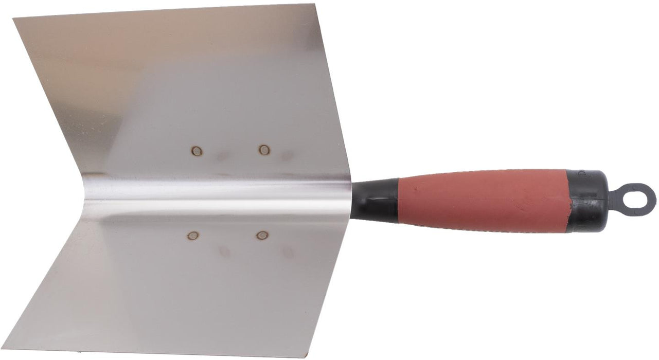 Marshalltown 50D – 5" x 3-1/2" Bullnose Outside Corner Trowel with DuraSoft Handle