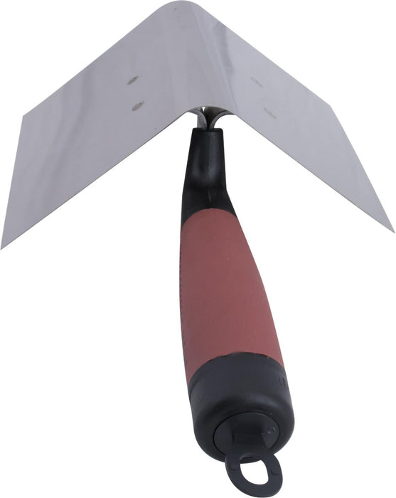 Marshalltown 51D – 5" x 3-1/2" Bullnose Inside Corner Trowel with DuraSoft Handle