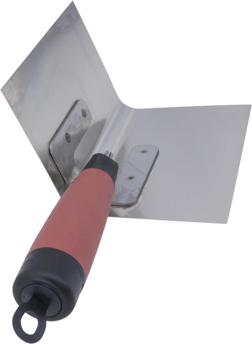 Marshalltown 51D – 5" x 3-1/2" Bullnose Inside Corner Trowel with DuraSoft Handle