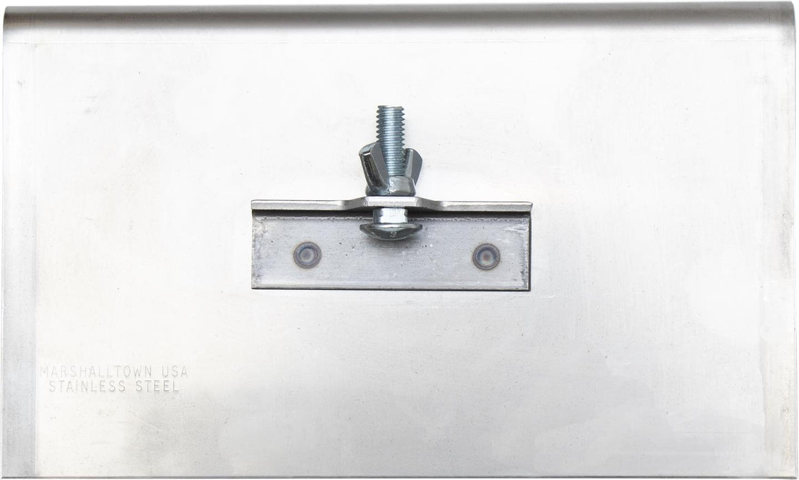 Marshalltown 4120 – 10" x 6" Stainless Steel 2-Way Walking Edger (3/8" R, 1/2" L)