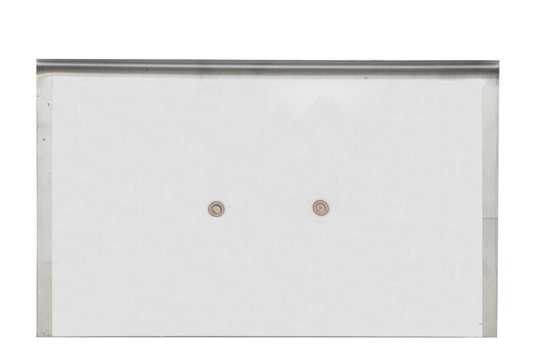 Marshalltown 4120 – 10" x 6" Stainless Steel 2-Way Walking Edger (3/8" R, 1/2" L)