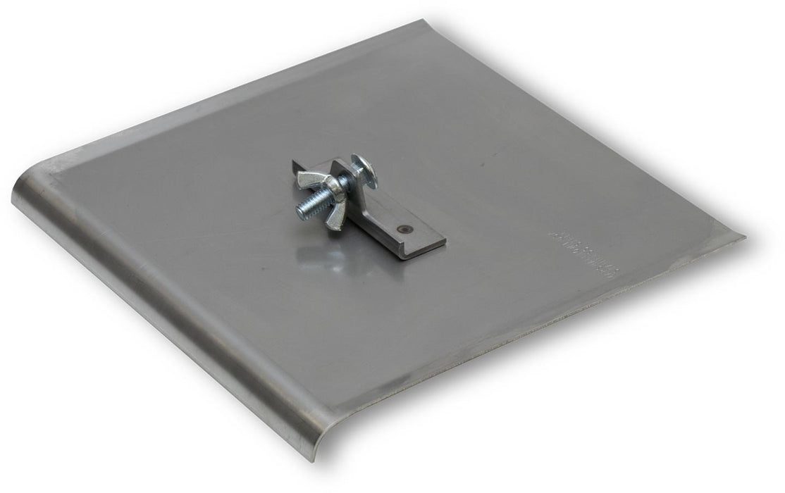 Marshalltown 4119 – 10" x 10" Stainless Steel 2-Way Walking Edger (1/2" R, 5/8" L)