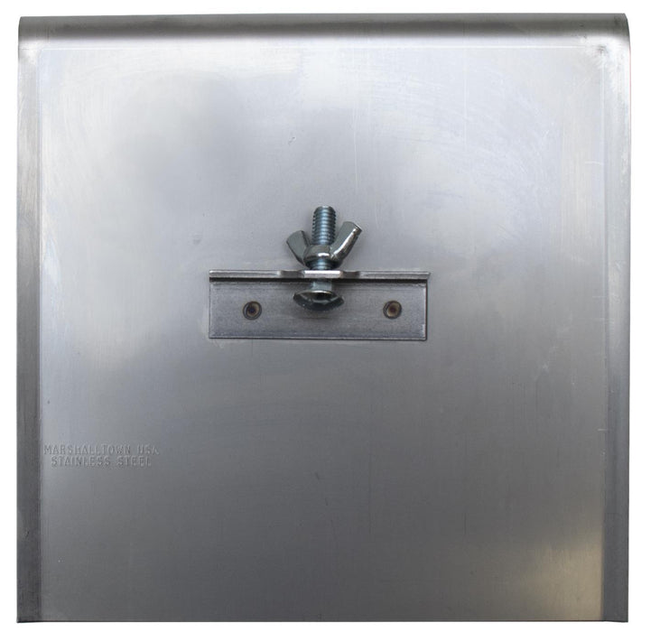 Marshalltown 4119 – 10" x 10" Stainless Steel 2-Way Walking Edger (1/2" R, 5/8" L)