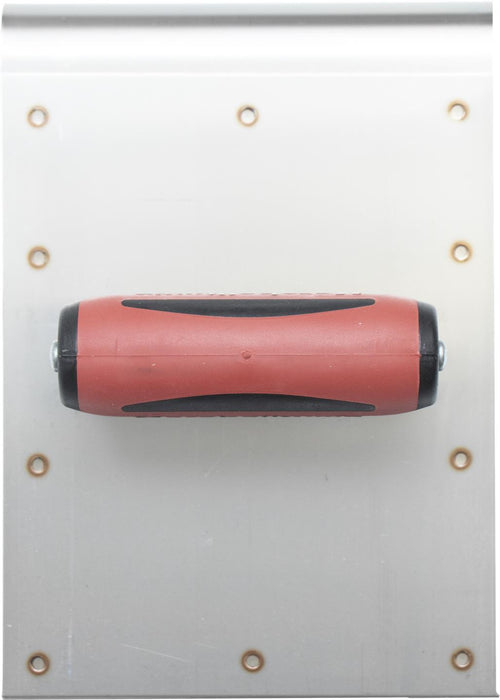 Marshalltown 4283D-70 – 6" x 8" Stainless Steel Edger/Groover (3/4" Radius, 1/4" Groove, DuraSoft Handle)