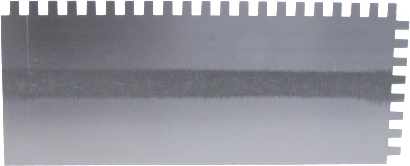 Marshalltown 776S – 1/4" x 3/8" x 1/4" Square Notch Trowel with Curved Handle