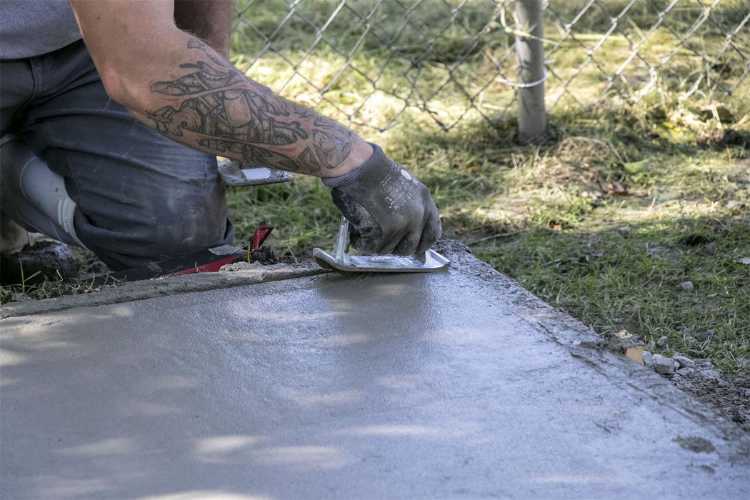 Marshalltown 4154D – 6" x 2 3/16" Zinc Hand Edger (1/4" R, 5/8" L, DuraSoft Handle)