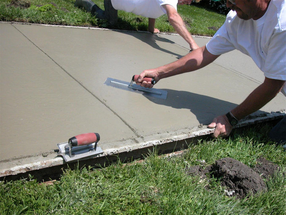 Marshalltown MXS64D – 14" x 4" Finishing Trowel with Curved DuraSoft Handle