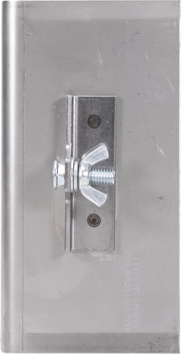 Marshalltown 4121 – 4" x 4" Stainless Steel 2-Way Walking Edger (3/8" R, 1/2" L)