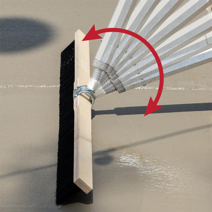 Marshalltown 6631 – 36" Large Concrete Broom with Wood Block