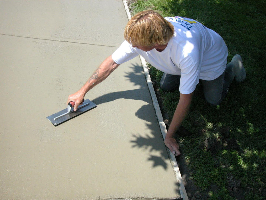 Marshalltown MXS64SSD – 14" x 4" Stainless Steel Finishing Trowel with Curved DuraSoft Handle