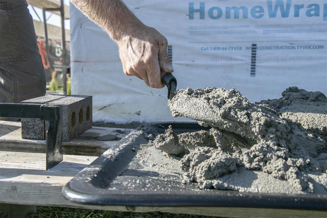 Marshalltown 33 12FG – 12" Brick Trowel, London Pattern (DuraSoft Handle)