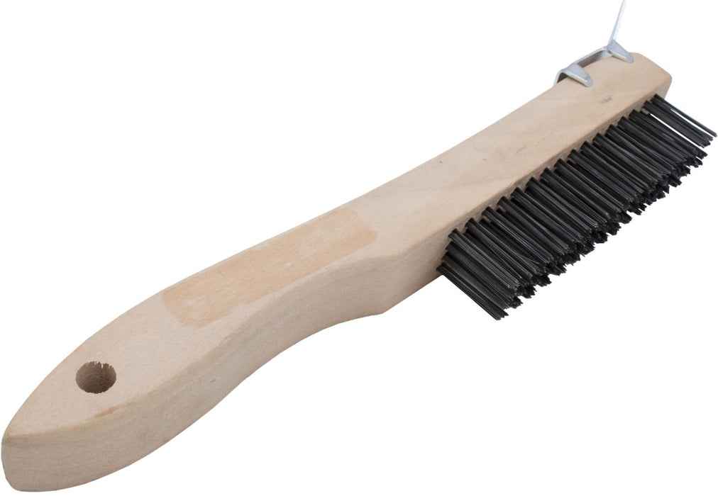 Marshalltown 6649 – 10" x 1" Steel Wire Brush with Scraper
