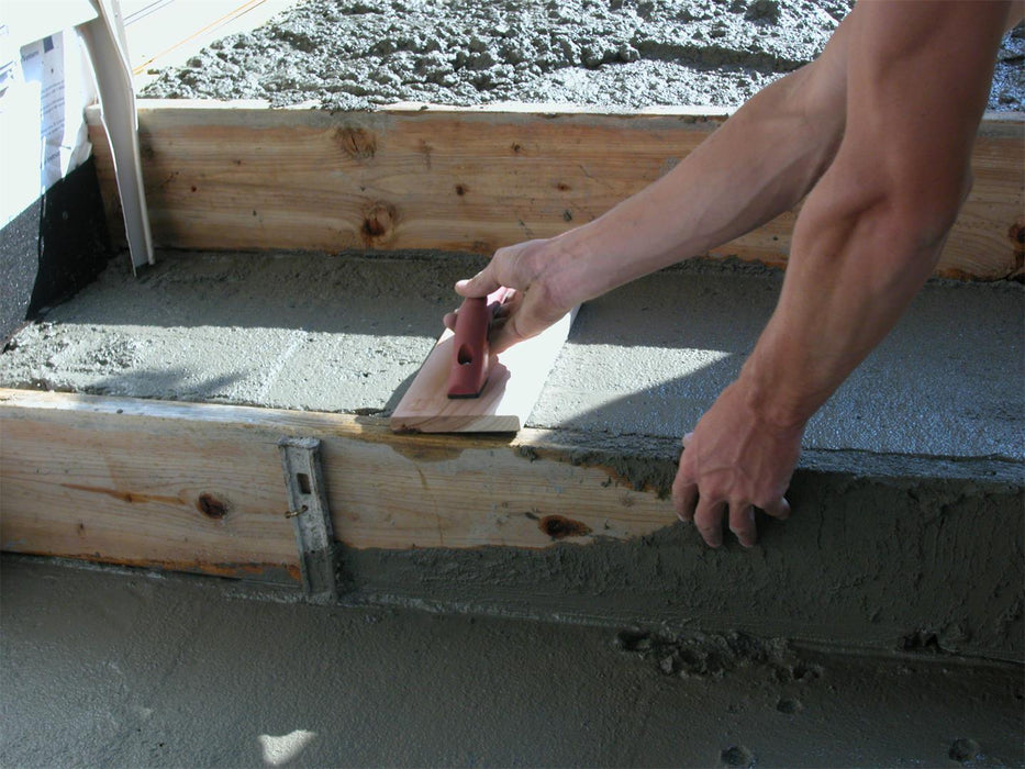 Marshalltown 144D – 16" x 3 1/2" Redwood Float (DuraSoft Handle)