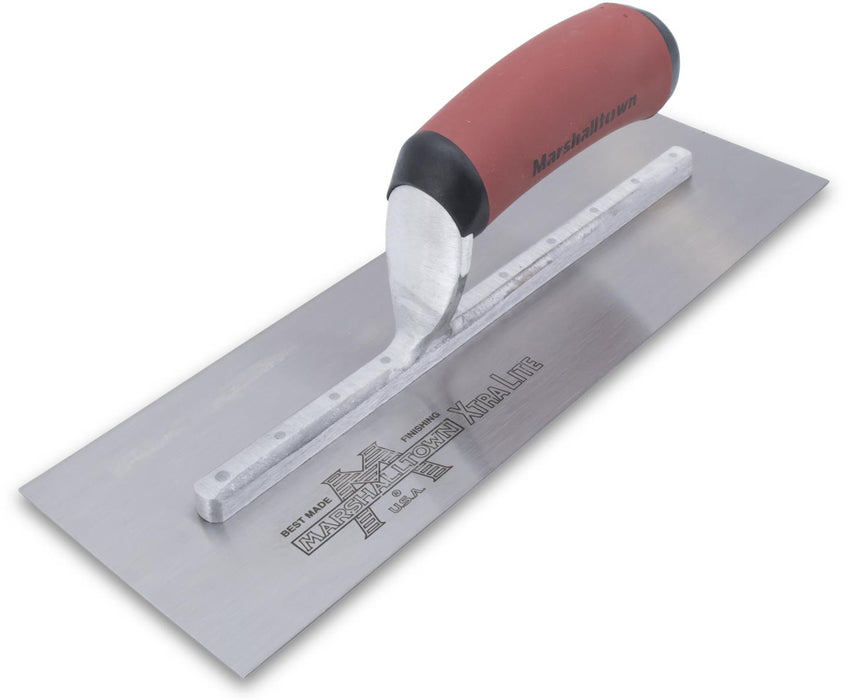 Marshalltown MXS62D – 12" x 4" Finishing Trowel with Curved DuraSoft Handle