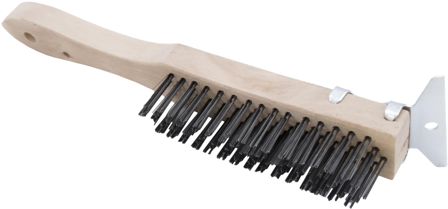 Marshalltown E409 – Wire Brush with Scraper (28 Ga. Steel)