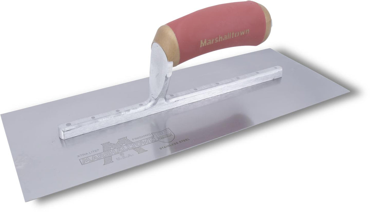 Marshalltown 13SSFPD – 13" x 5" Stainless Steel PermaShape Trowel (DuraSoft Handle)