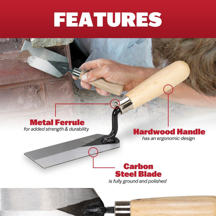 Marshalltown 97 – 5" x 2" Margin Trowel