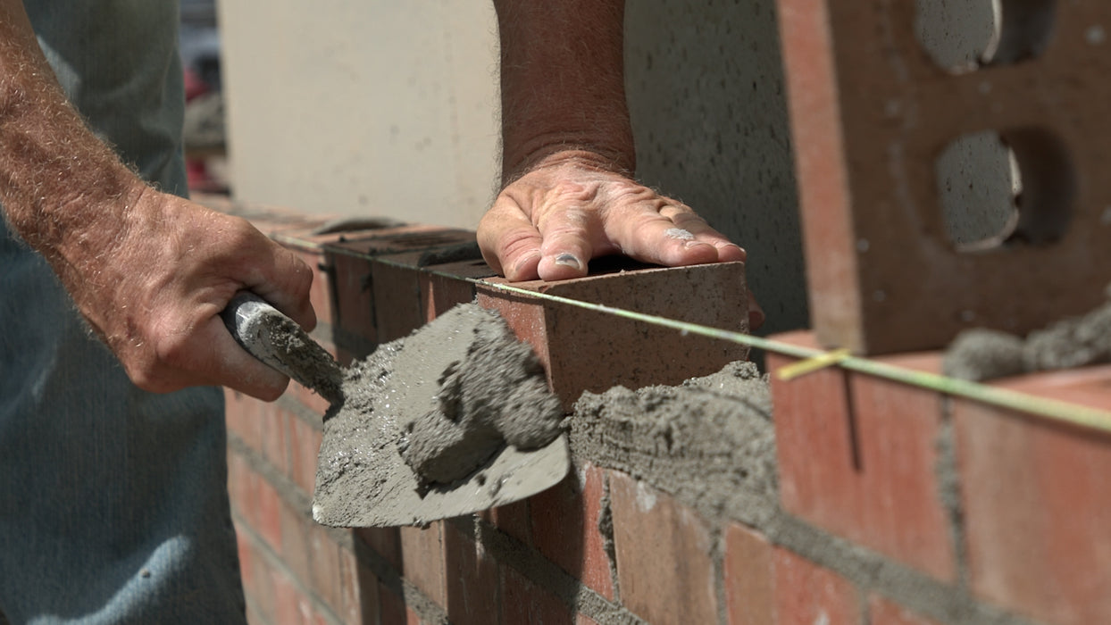 Marshalltown 19L10.5 – 10 1/2" Brick Trowel, Philadelphia Pattern (Leather Handle)