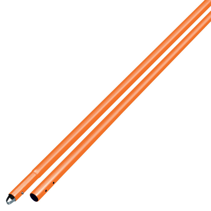 Kraft CC289SO – 6 Ft. Orange Powder Coated Aluminum Swaged Button Handle (1-3/4" Diameter)