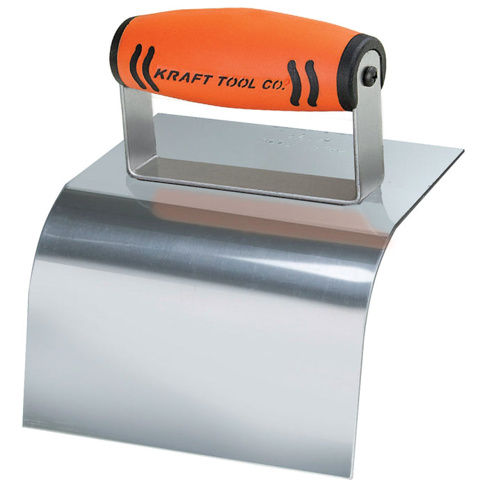Kraft CF193PF – 6" x 5" x 3-1/2" 2" Radius Curb Tool with 1-1/2" Batter @ 6" (ProForm® Handle)