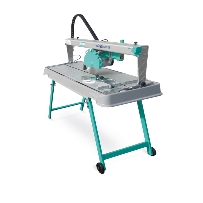 IMER 1188174 – Combicut 250/1000 VA 10" Overhead Rail Tile & Stone Saw with 1.75 HP 120V Single-Phase Motor