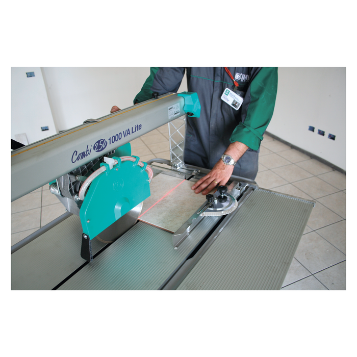 IMER 1188174 – Combicut 250/1000 VA 10" Overhead Rail Tile & Stone Saw with 1.75 HP 120V Single-Phase Motor