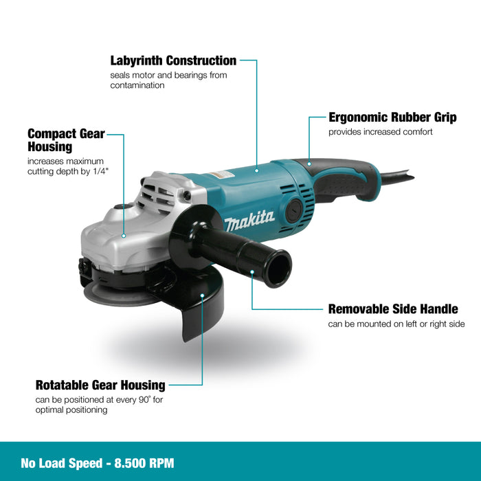 Makita GA7050 – 7" Angle Grinder with Trigger Switch